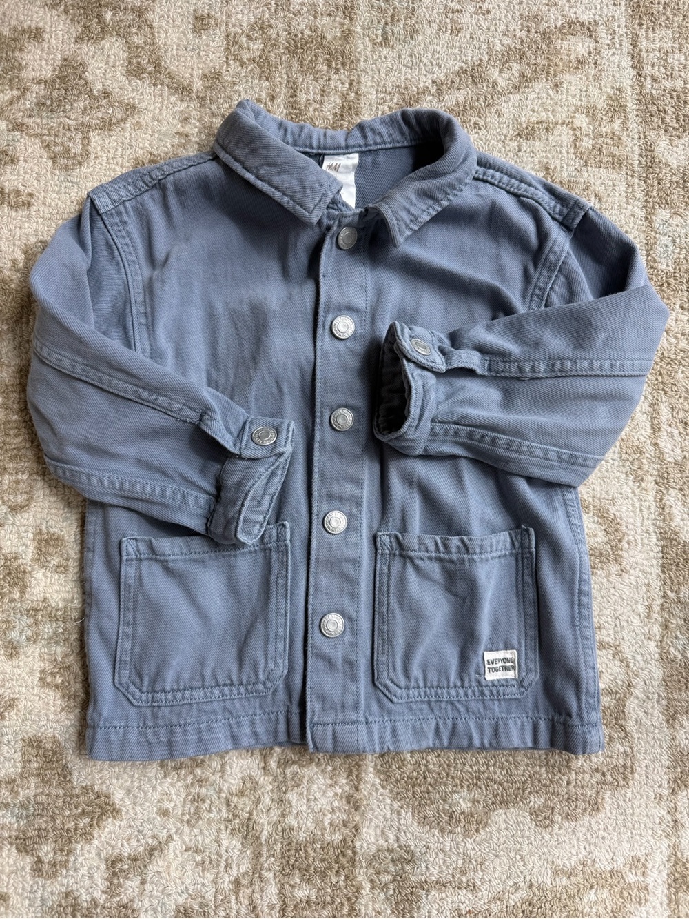Kids' Slate Blue Utility Jacket - H&M